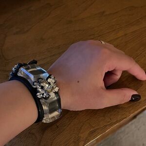 Black and Silver Bracelet